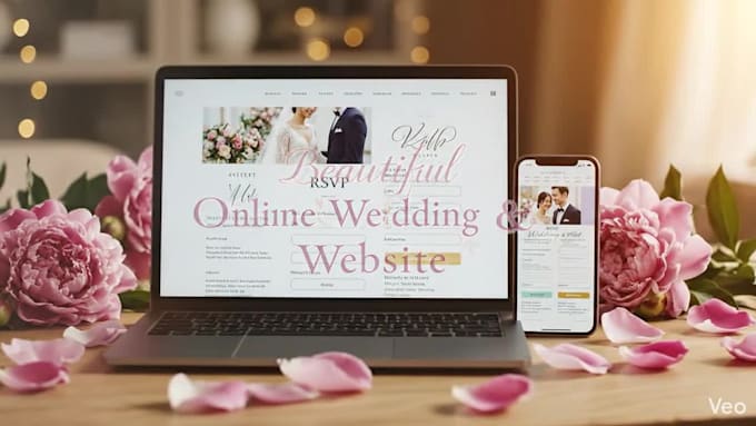 create your wedding website and wedding invitation website