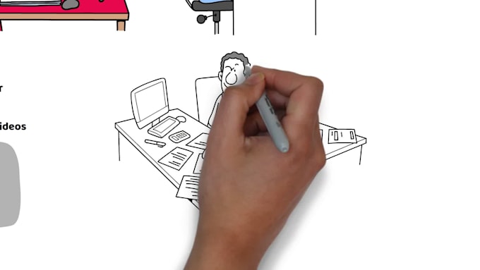 design custom whiteboard animation with script and voice