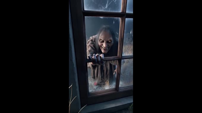 create a custom halloween video invitation, greeting or intro