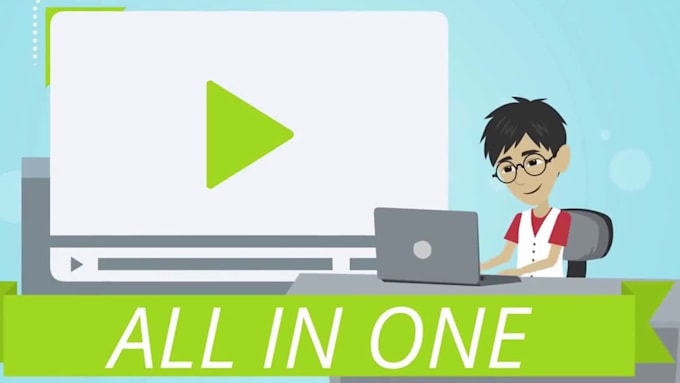 create video or 2d animation, animated explainer video