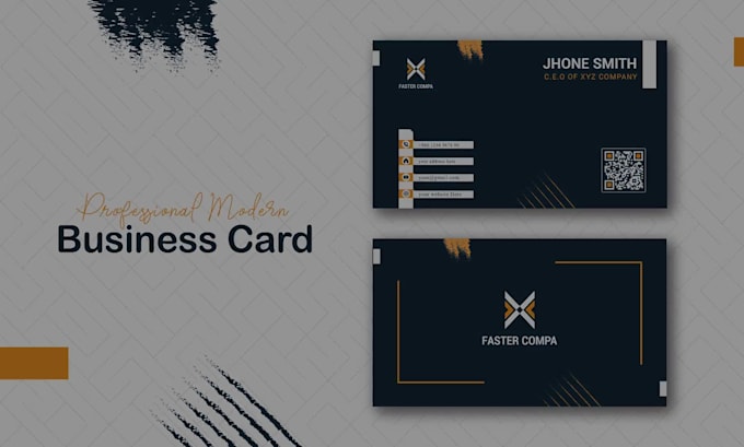 do minimal and elegant business cards