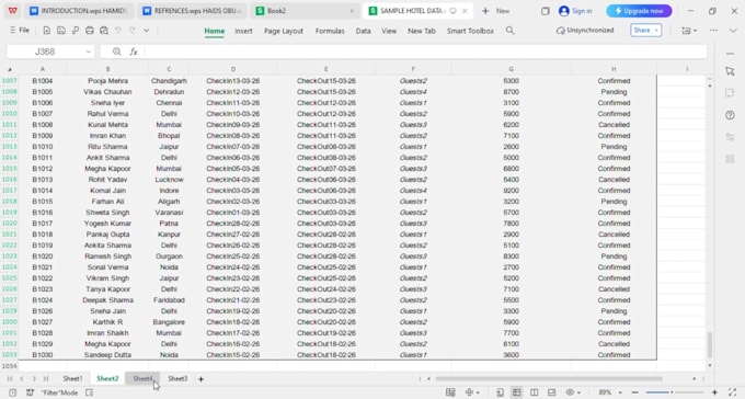 data refinement in microsoft excel