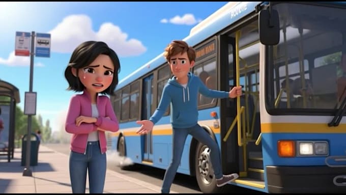 create 3d pixar style ai animation video, 3d disney animation, 3d cartoon