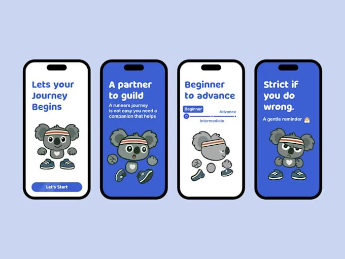 create character mascot rive, lottie animations web and app