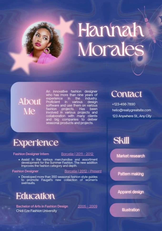 provide astonishing resume cv design using canva