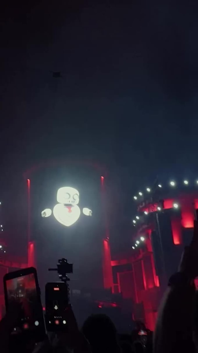create concert visuals, vj loops and dj stage screen animation for stage show