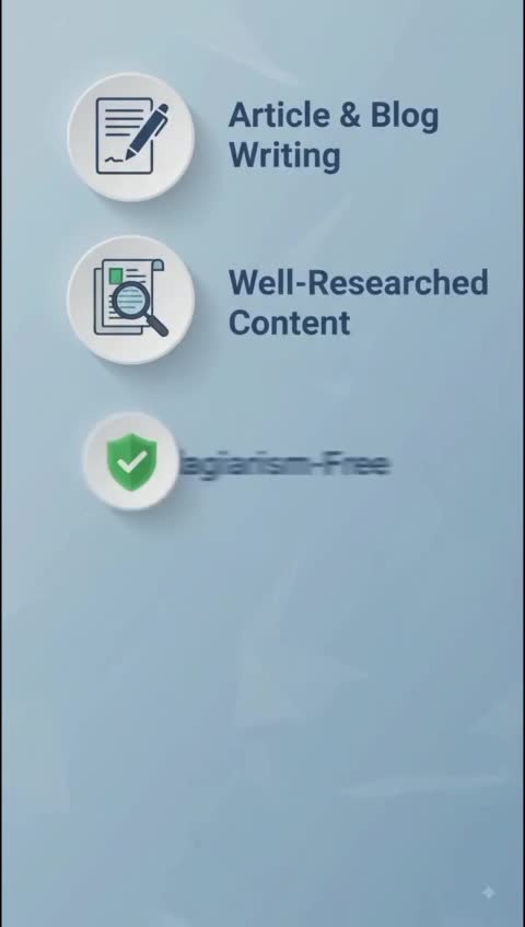 write articles , blogs , books and content script