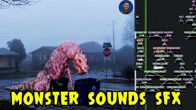 design custom monsters zombies sounds sfx for your movie or game