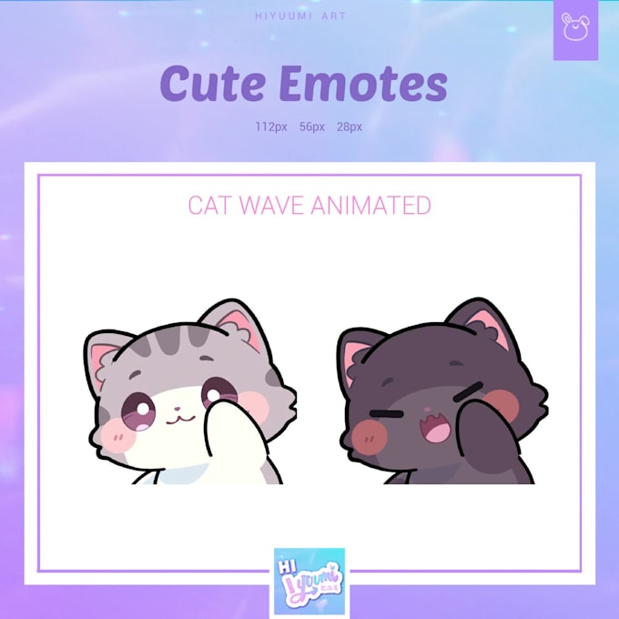 make cute cats emotes