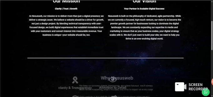 design and develop a website