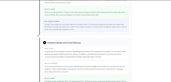 create professional sops audit ready