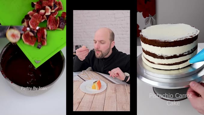 develop recipes and create professional food videos