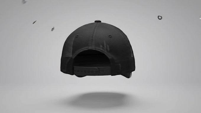 create a realistic 3d cap and hat mockup with your design