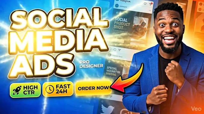 design facebook ad creative or instagram ad image