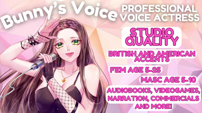 record professional female voice acting