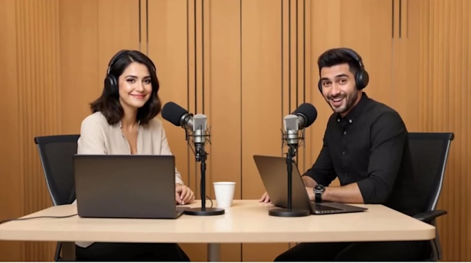 create ai avatar spokesperson podcast video