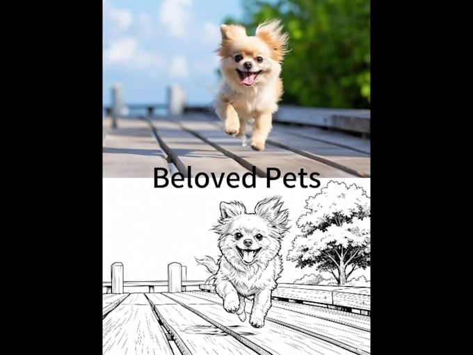 turn your photo into a custom coloring page