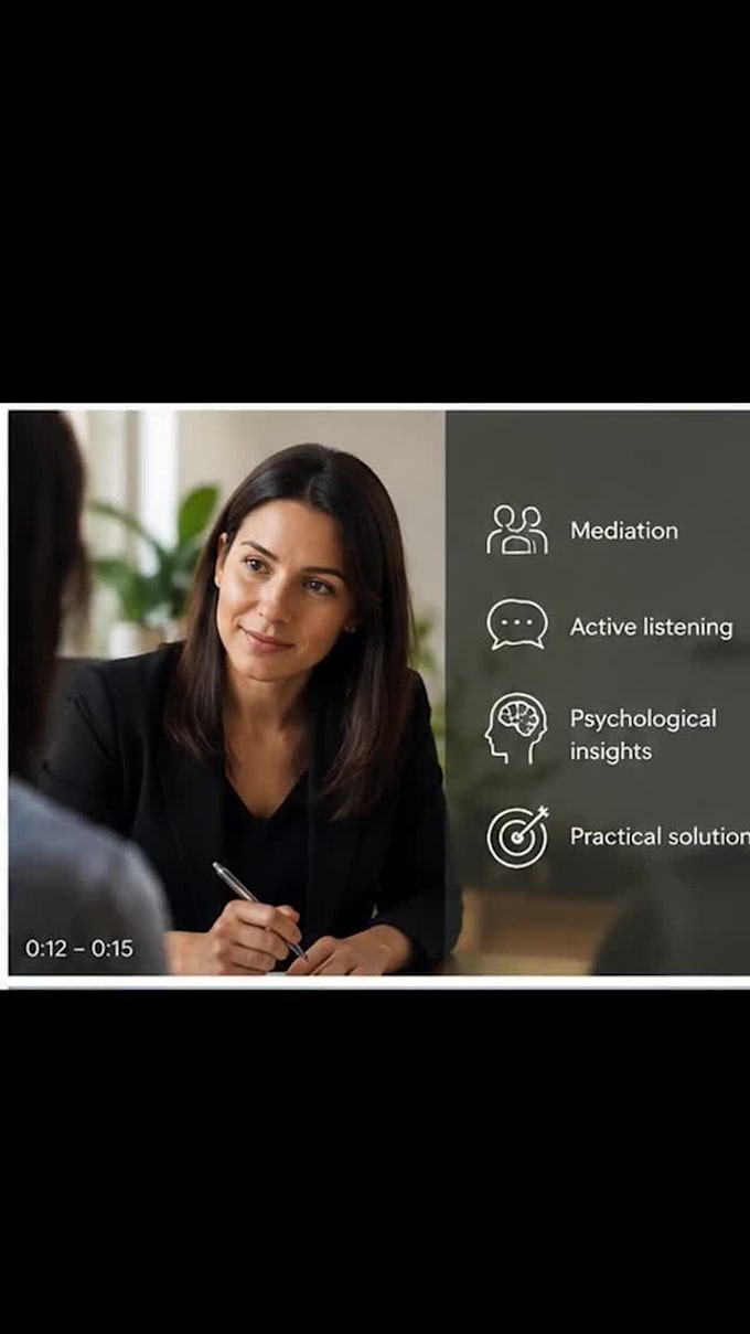 be your conflict resolution specialist
