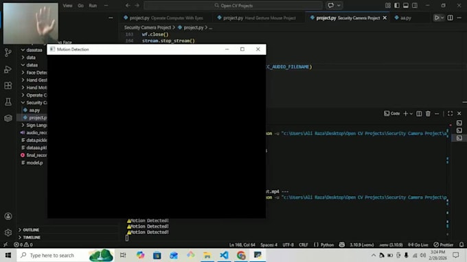 build ai chatbot, machine learning and computer vision solutions using python