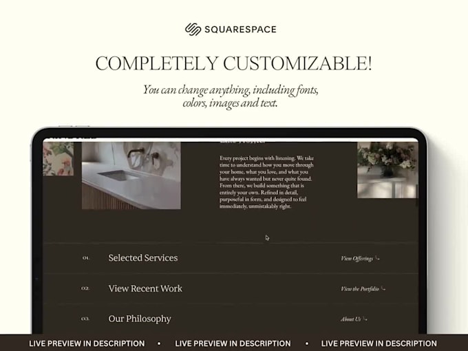 design, redesign or update responsive squarespace websites SEO mobile optimized