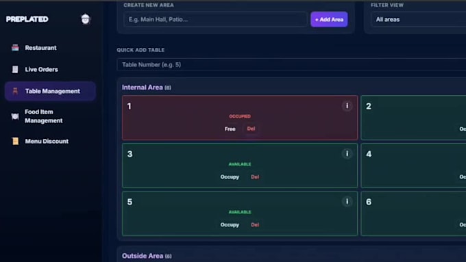 develop a full stack website with backend and hosting