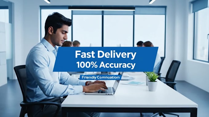 do fast and accurate copy paste tasks, data entry and typing work