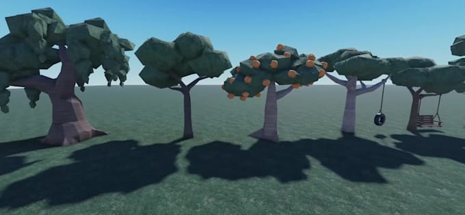 a pack of organic game assets