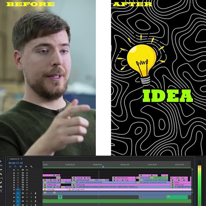 edit tiktoks, ig reels,youtube shorts with captions