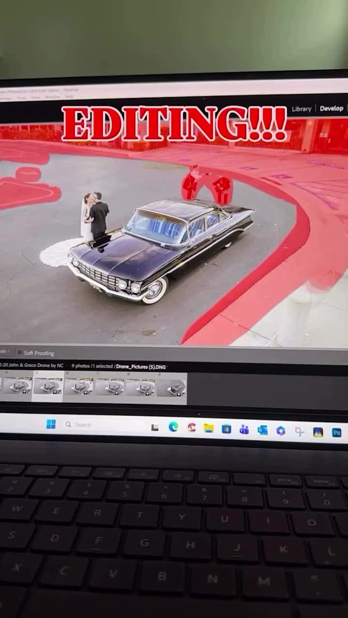 edit wedding photos professionally in lightroom