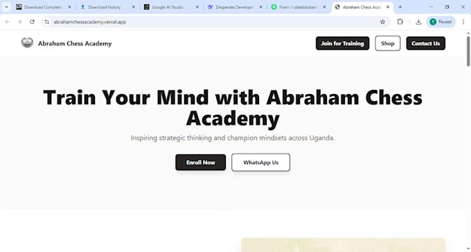 available to fix website bugs and add features