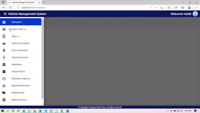 code in c sharp angular and ms sql server