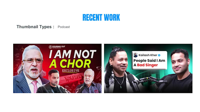 design creative youtube thumbnails