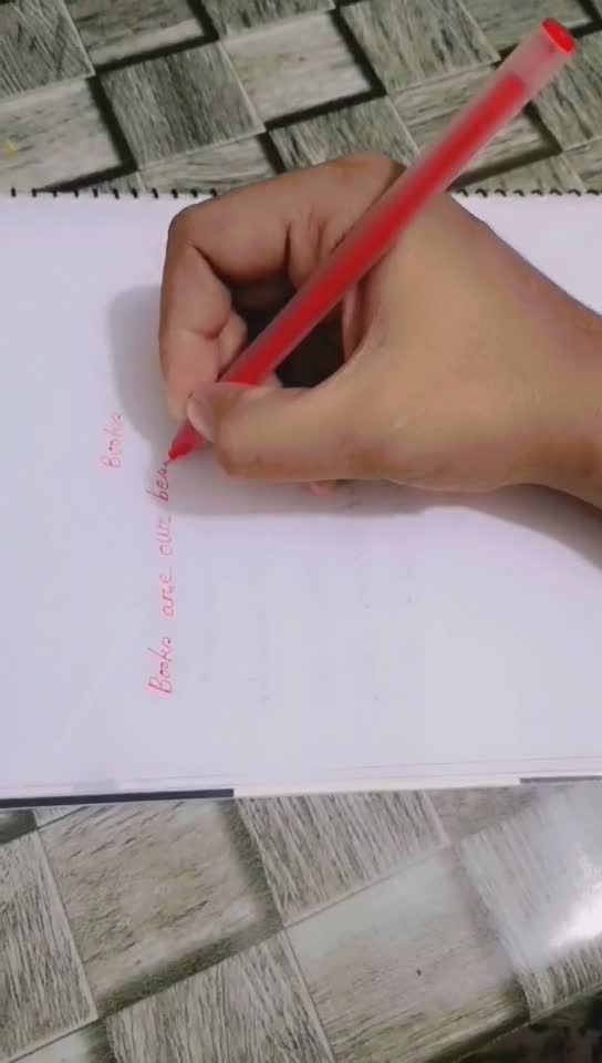 handwrite noties and letters