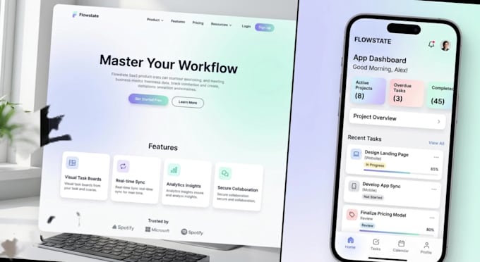 develop a custom website