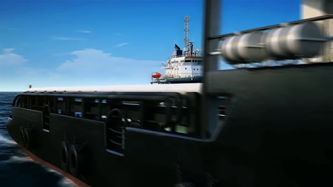 do 3d subsea offshore marine construction engineering installation animation