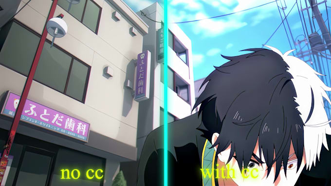provide anime clips in 4k with or without cc
