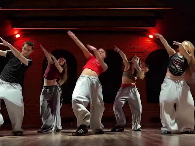 create tiktok dance video, group dance, tik tok dance challenge, dance video