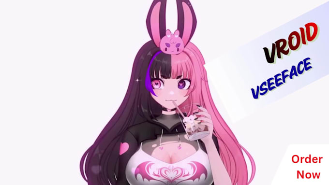 create and rig a debut ready 3d vtuber avatar, vroid avatar, vrchat model