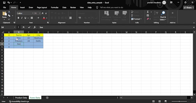 do data cleaning copy paste and microsoft excel work