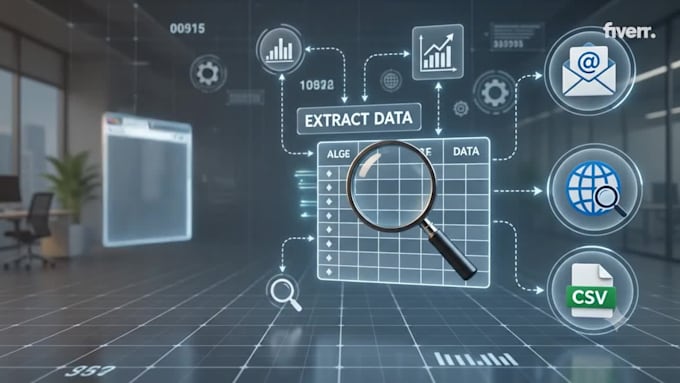 do email scraping, web scraping, website data scraping