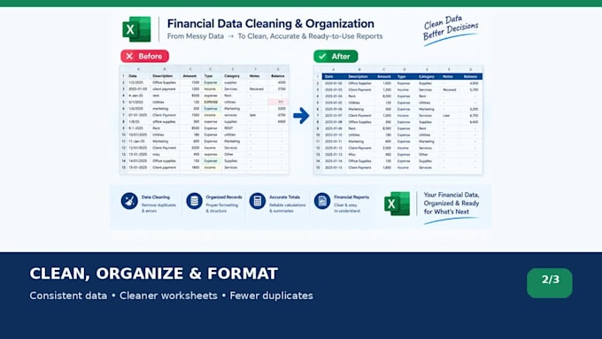 assist with bookkeeping and organize financial records