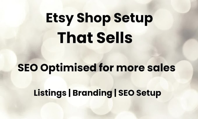 professionally set up and brand your etsy shop