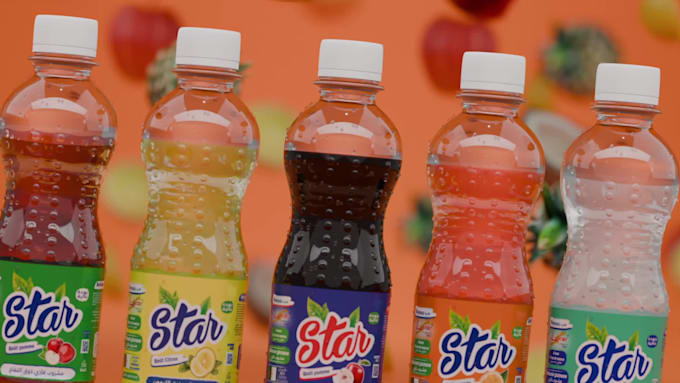 do 3d beverage animation video ads 3d soda bottle animation 3d cgi bottle design
