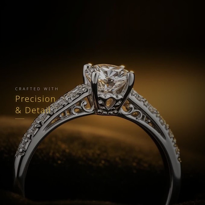 create realistic 3d engagement ring designs and renders
