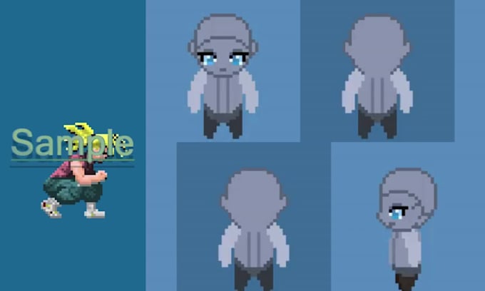 draw custom pixel art characters, objects, vfx effects, weapons, asset and nft