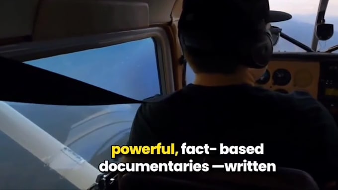write air crash  aviation scripts expert documentary storytelling