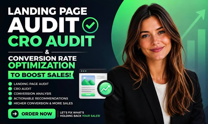do a landing page audit cro audit and conversion rate optimization to boost sale
