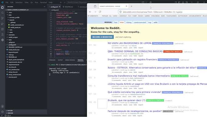 build or fix playwright browser automation in python