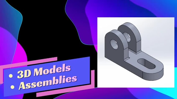 create professional 3d cad models and mechanical parts