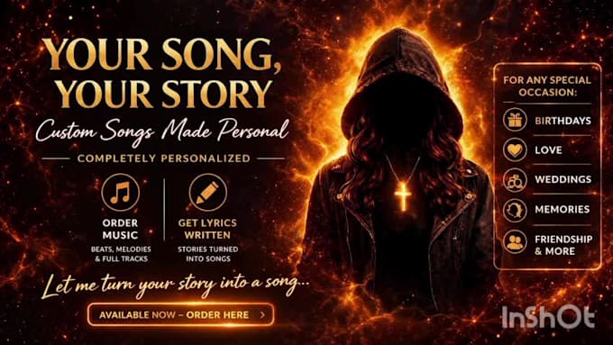 create a custom song or rap about your personal story